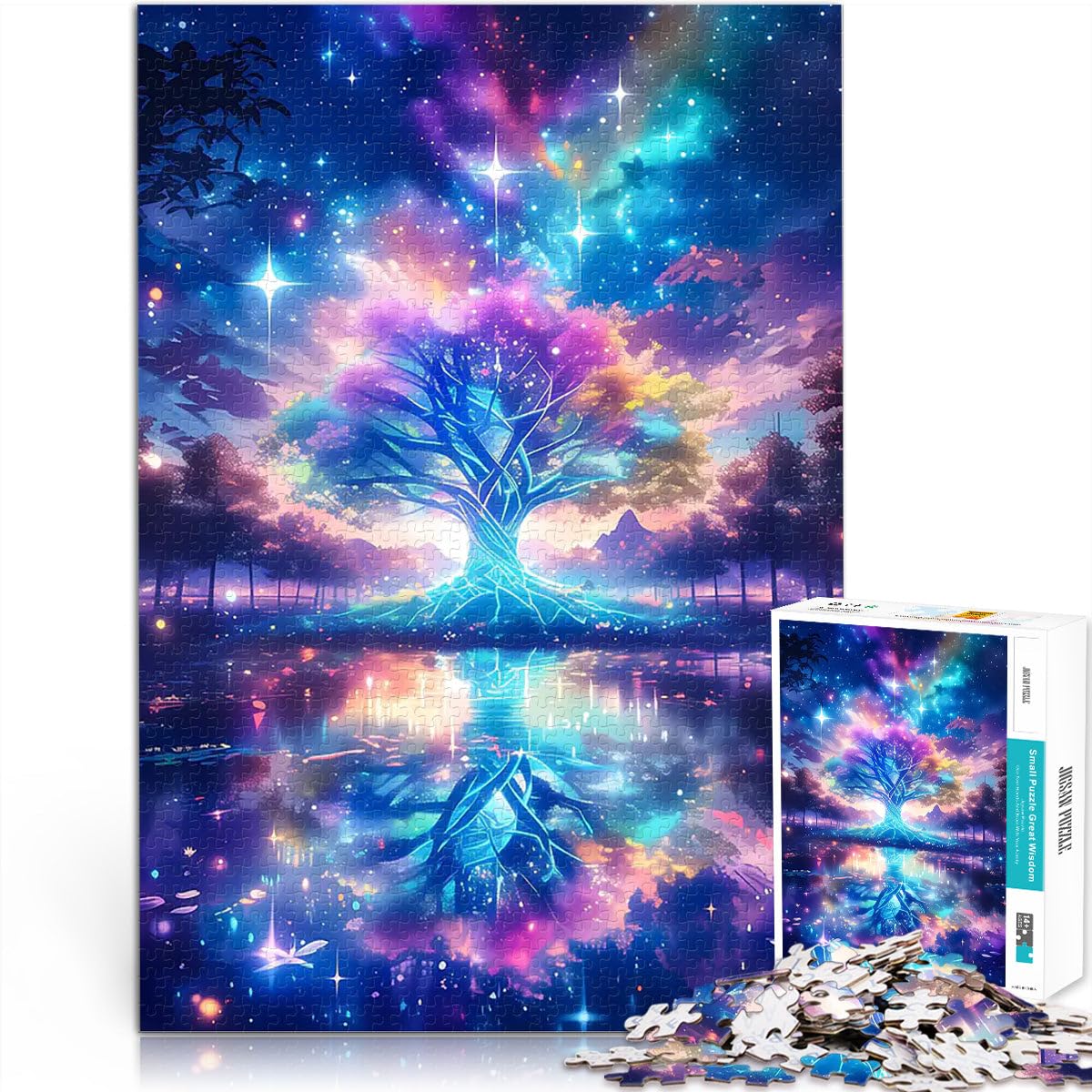 2000 Piece Jigsaw Puzzles for teenagers Crystal Tree Anime style Lernspiele Verbessern Sie das Gedächtnis70x100cm — image 1