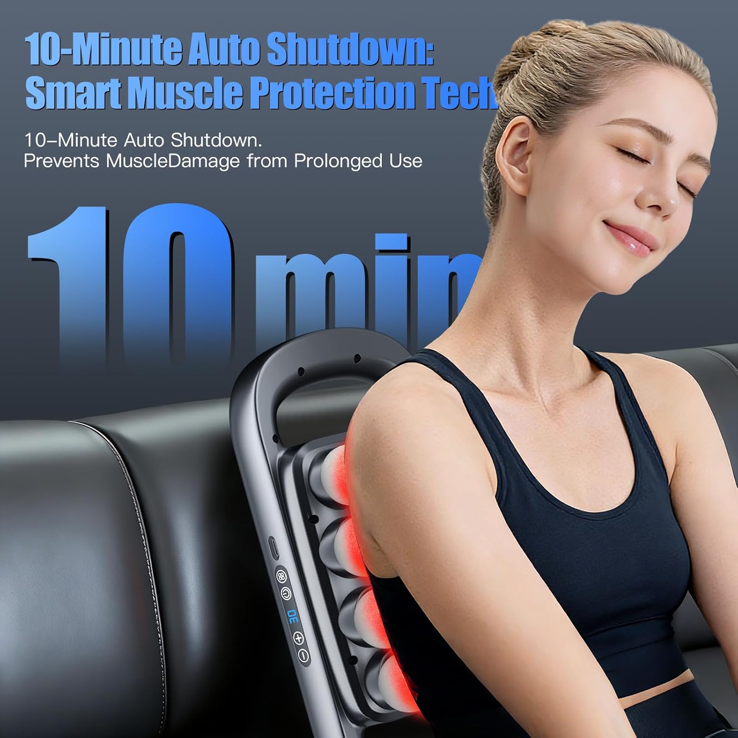 20 Heads Massage Gun Set, Deep Tissue Percussion Massager with 3 Modes&30 Intensities-Muscle Massage Gun for Back/Shoulder/Foot/Body/Hand Muscle Pain Relief,Birthday Gifts