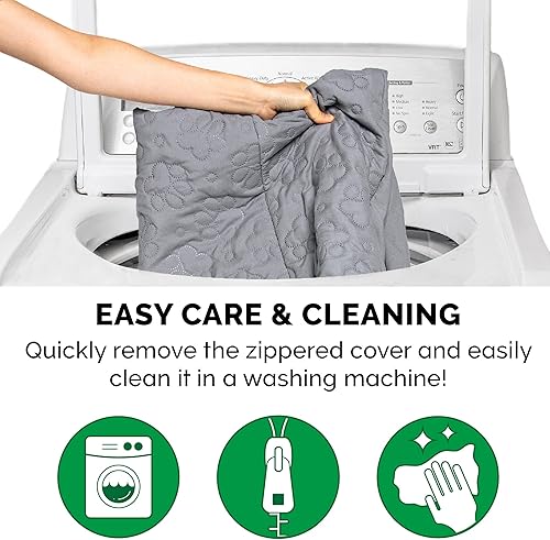 Miniatura 8 de Furhaven - Cama de gel refrescante para perros de tamaño grandemediano con almohadones removibles y cubierta lavable, para perros de hasta 55 libras