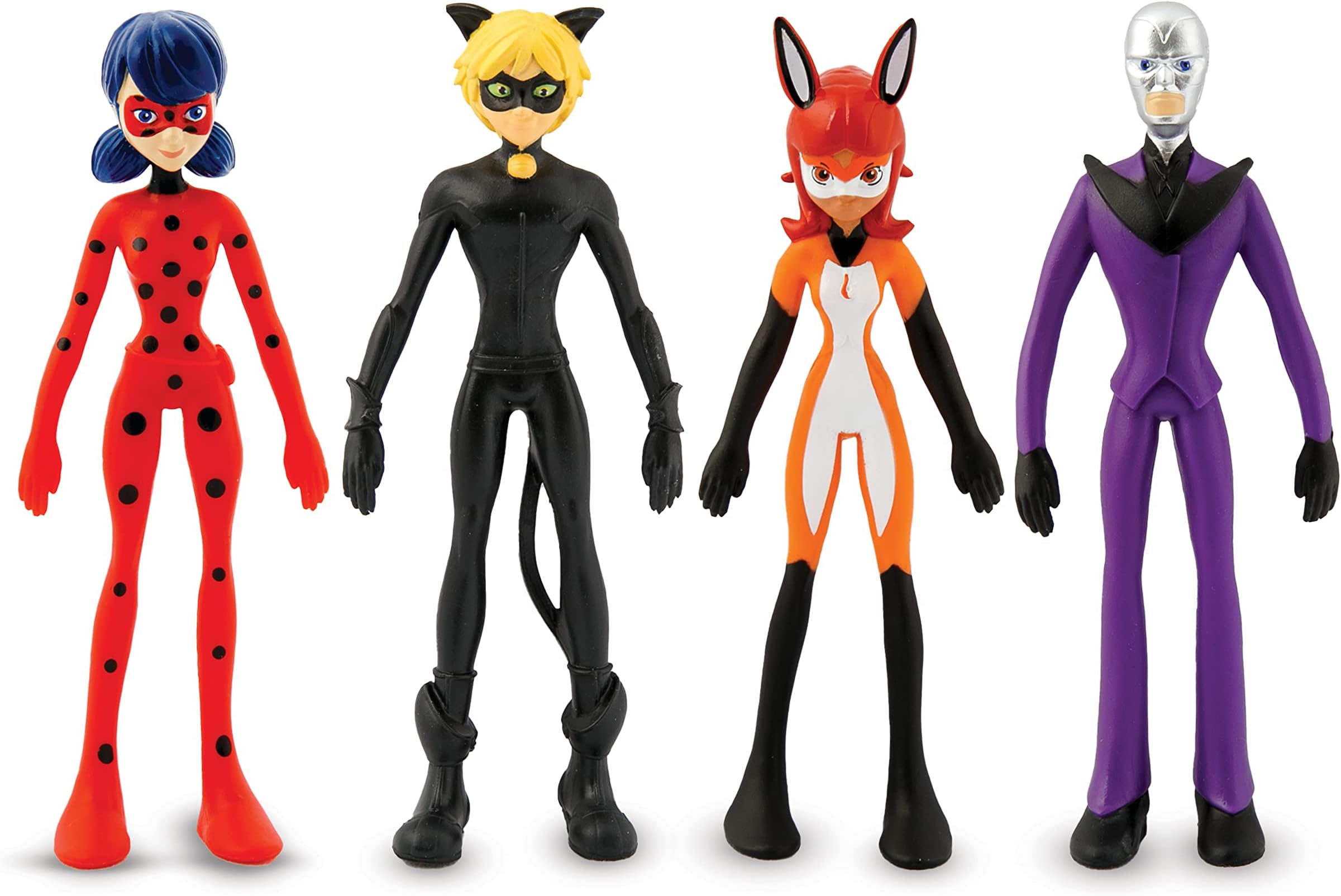 Bend-EMS - Miraculous Ladybug - The original 90's bendable pose action figure is back! Great birthday gift for kids, boys and girls