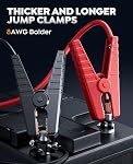 TREKURE 6000A Booster Pack, 26800mAh Jump Starter for Car Battery, All Gas/12L Diesel Portable Car Battery Power Pack, Safe Jumper Cables with Fast Charge & LED Light