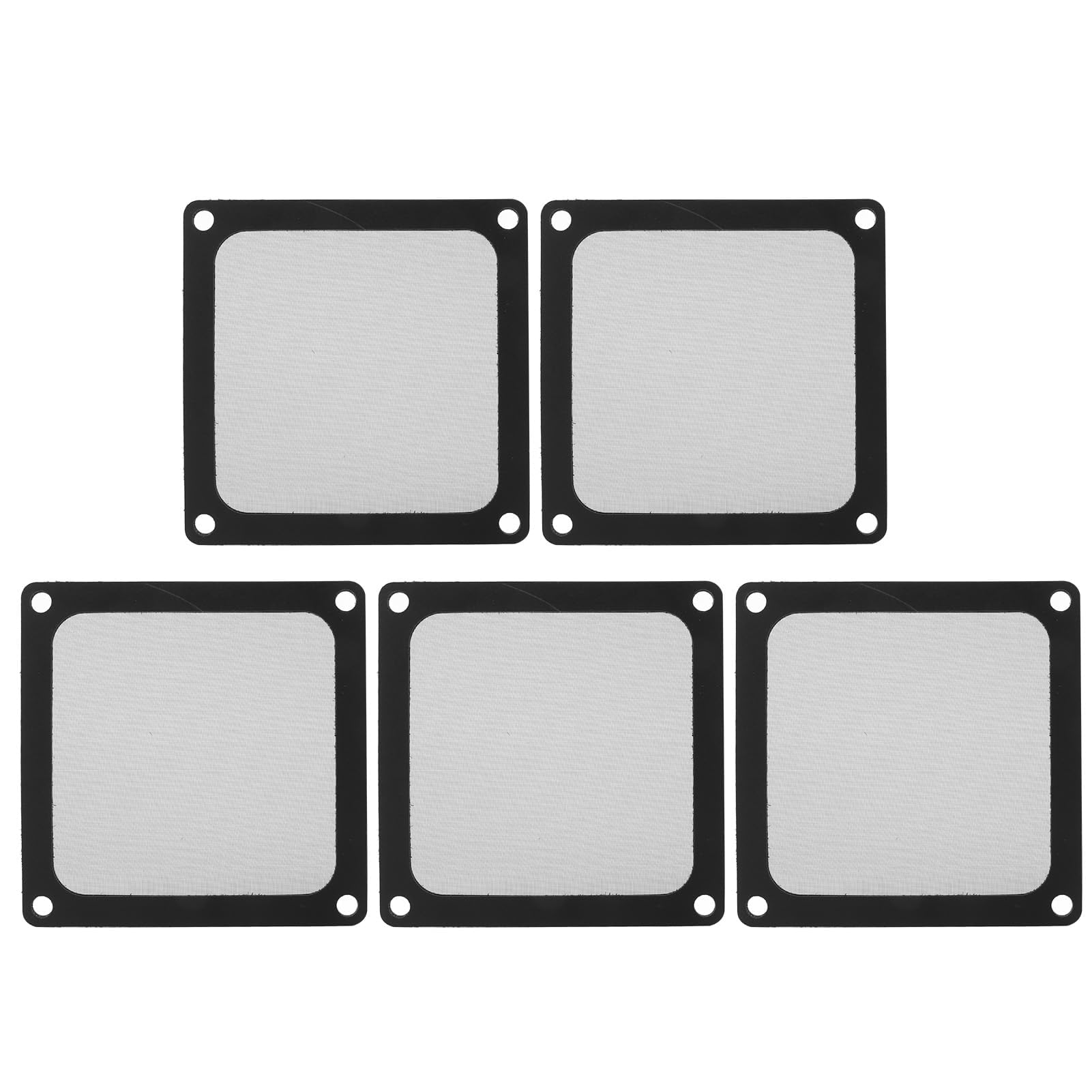 5 Pezzi 80x80mm Filtro Antipolvere per Ventola di Raffreddamento Computer, Telaio Magnetico Ventola PC Maglia Antipolvere Filtro di Raffreddamento PC, Filtro Ventola Copertura