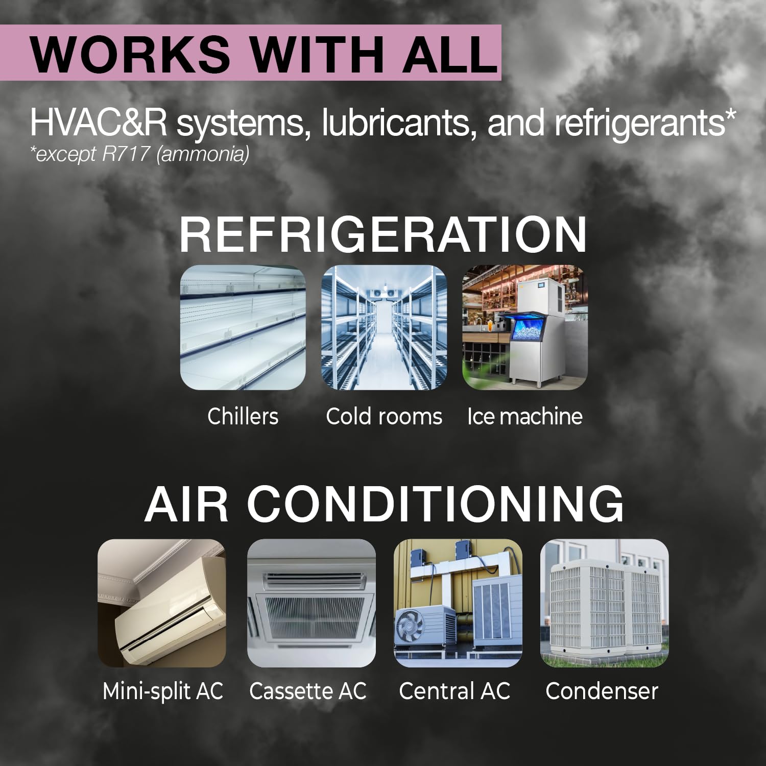 ERRECOM Extreme Ultra - Blocco perdite per aria condizionata e refrigerazione da 6 ml per sistemi HVAC/R, include adattatori SAE 1/4 e 5/16 SAE