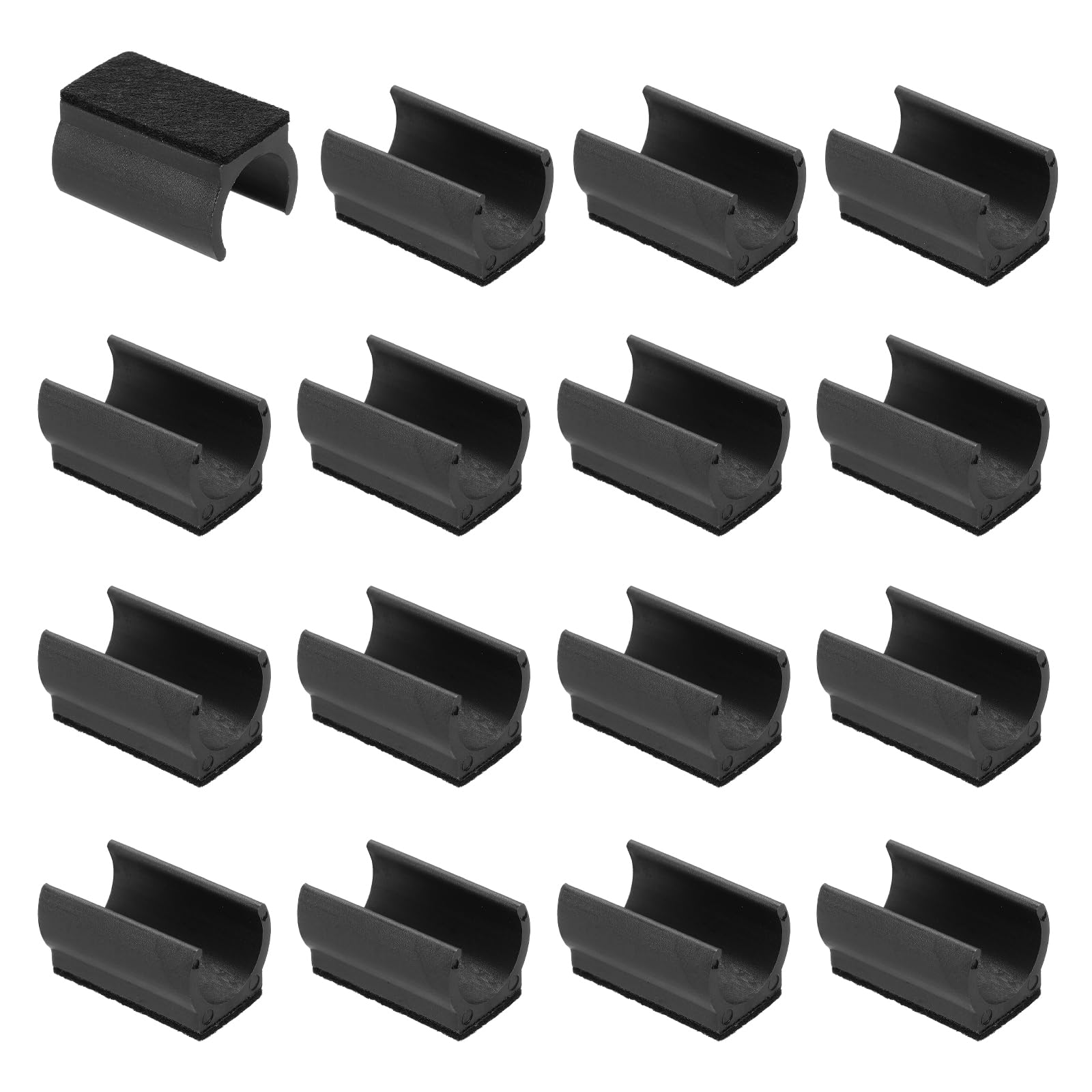PATIKIL 16pcs Rectangle Chair Leg Cover with Felt Pad