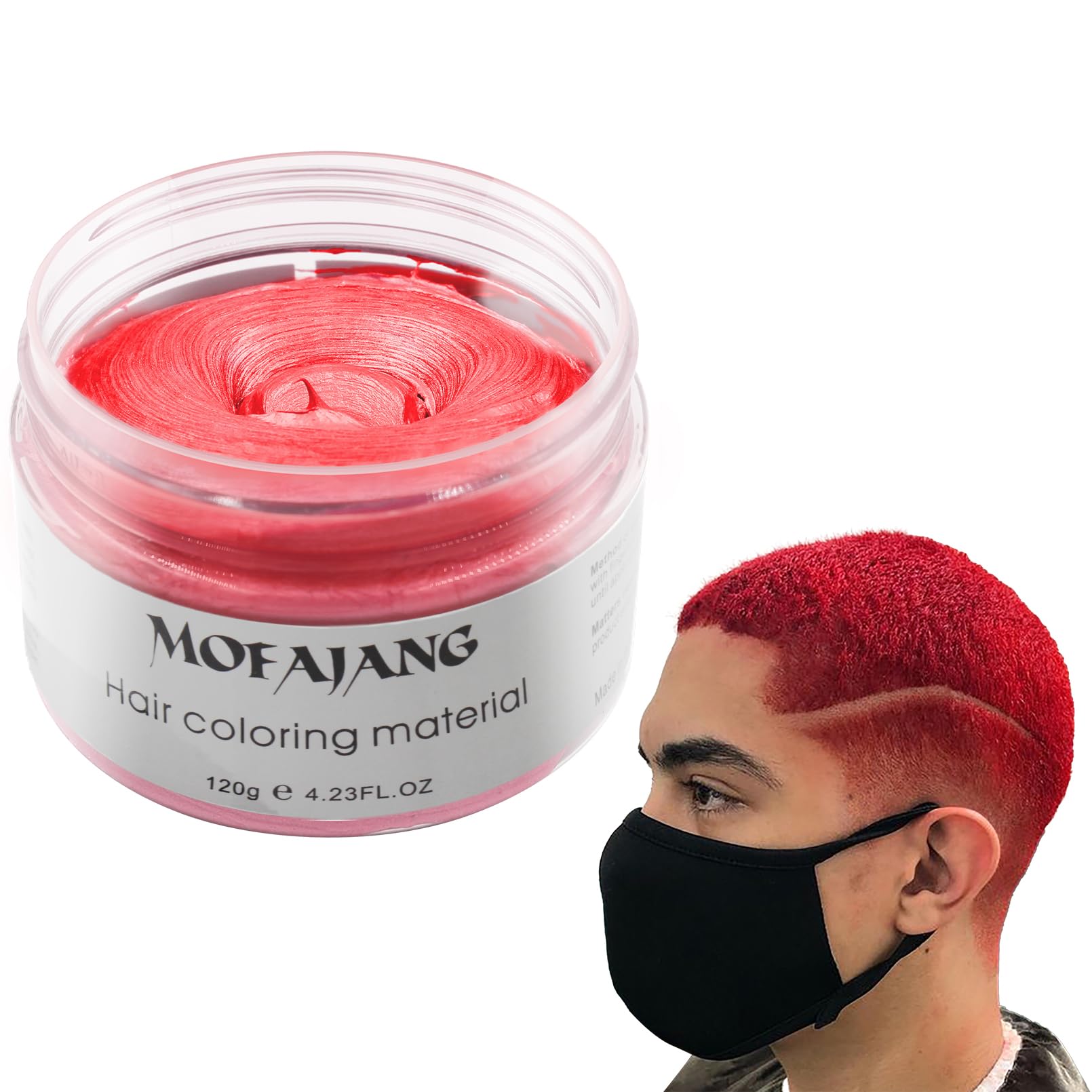 Amazon.com: Red Temporary Hair Dye Wax Natural Instant Hair Color