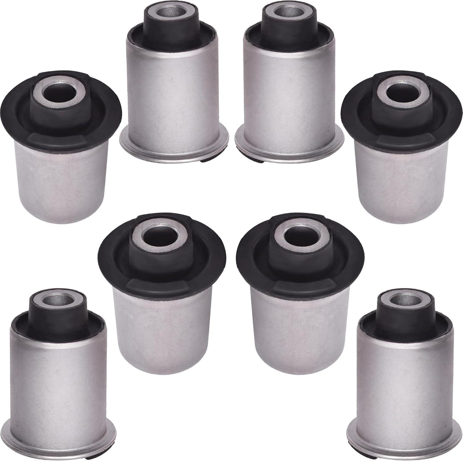 Rear Control Arm Repair Kit 8 Piece - Rear Upper, Lower Control Arm Bushings (Left & Right) for Pathfinder R51 2005-2014, Armada 2006-2015, QX56 2006-2010 RWD/AWD Models