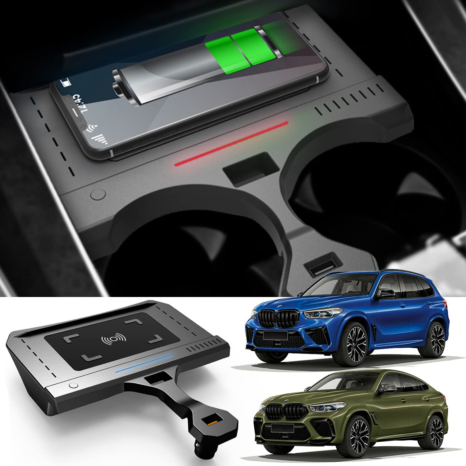 Amazon.com: Wireless Car Charger for BMW X5/X6/X5M/X6M 2019-2022 