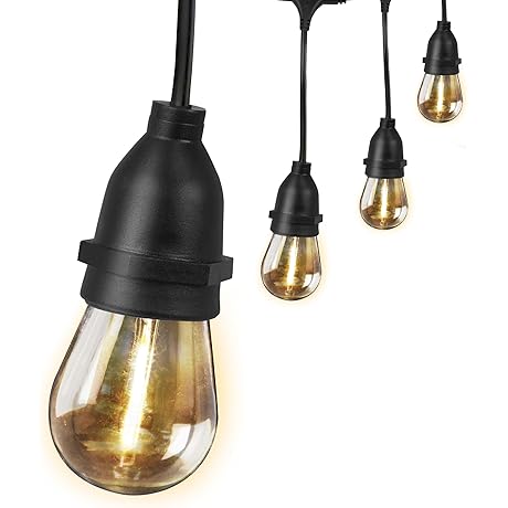 20ft Commercial-Grade Shatter-Resistant Feit Electric LED String Lights