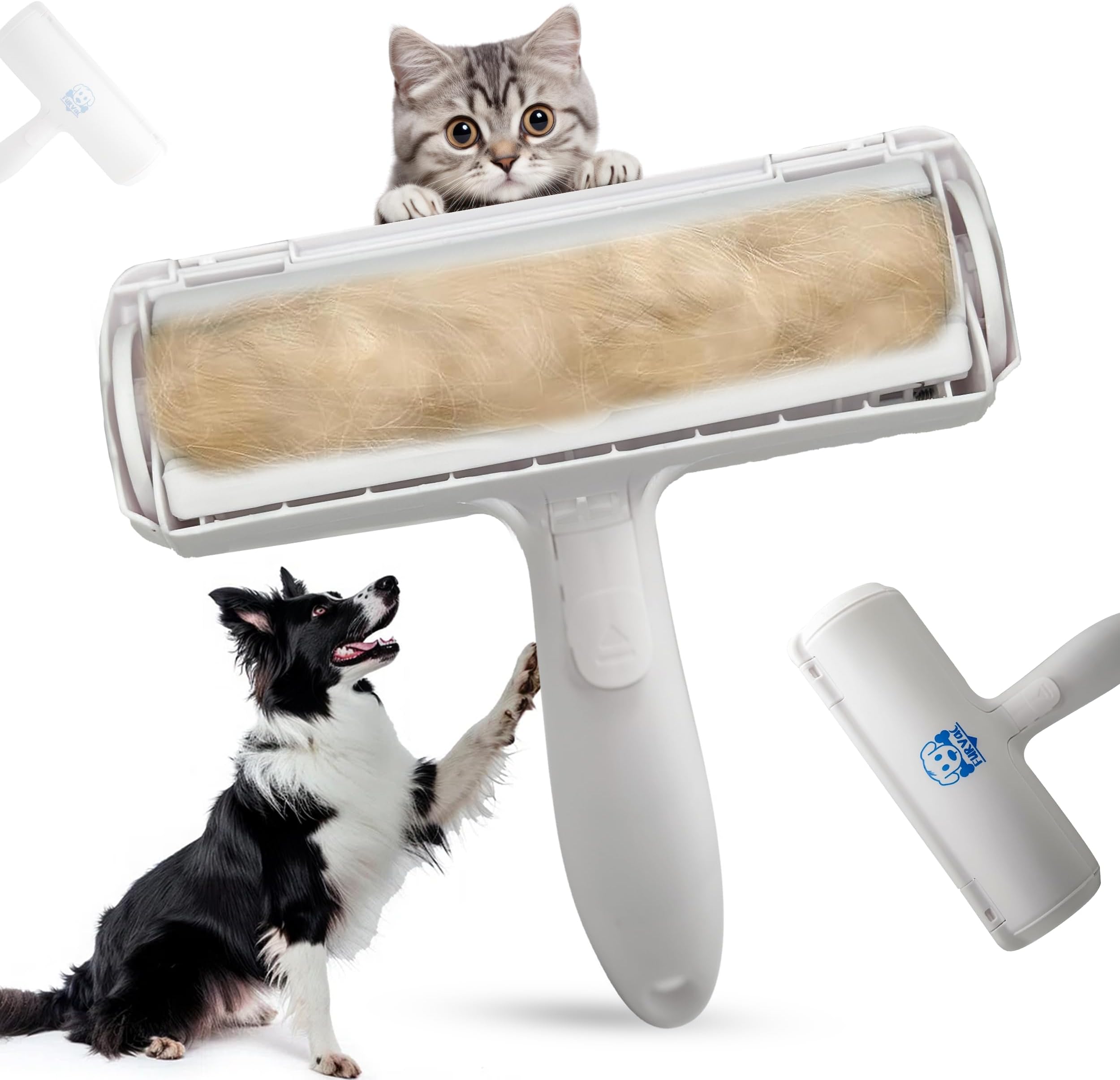 Nado Care Pet Hair Remover Lint Roller Self Cleaning Dog & Cat Fur Remover
