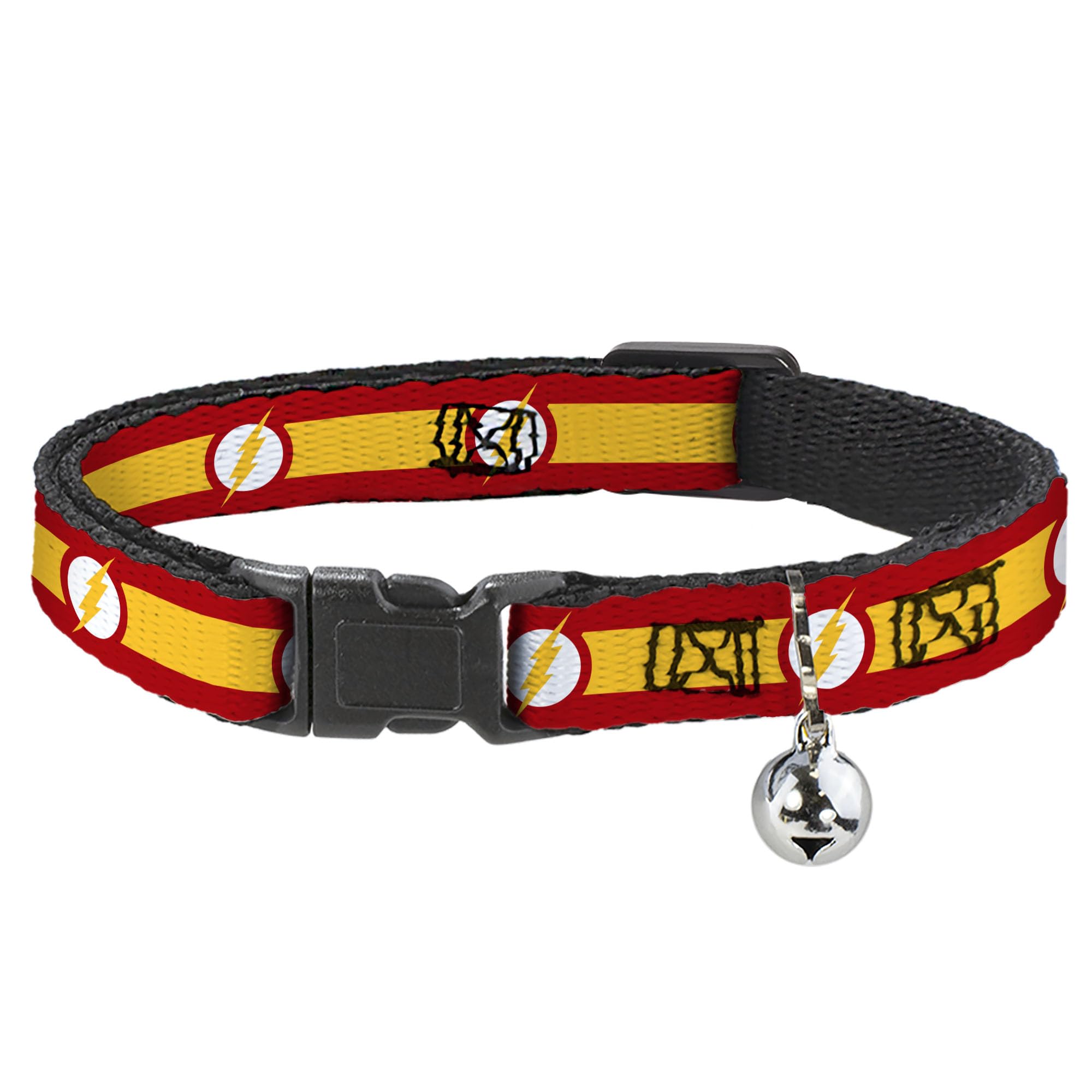 Collar antipérdida gato Flash ajustable con campana de seguridad
