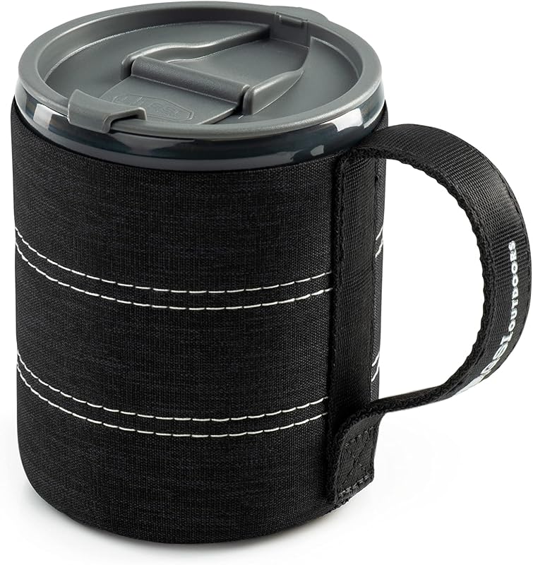 Infinity Backpacker Mug I Lightweight, taza de café sin BPA para viajar, equipo de camping, mochilero y al aire libre - 17 oz.