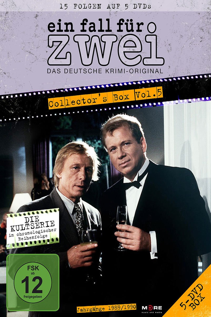 Serie Ein Fall für Zwei Vol. 5 en DVD con carátula alemana para coleccionistas de intriga