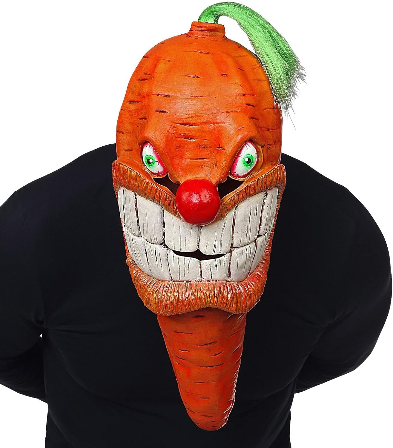 Widmann 03321 - Full Head Mask Giant Check, Psycho, Horror, Halloween, Carnival, Theme Party