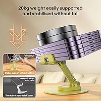 Vista 6 de Soporte plegable para teléfono de escritorio, soporte para teléfono en el escritorio compatible con iPhone 15, 14, 13 Pro Max Mini, adecuado