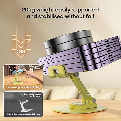 Miniatura 6 de Soporte plegable para teléfono de escritorio, soporte para teléfono en el escritorio compatible con iPhone 15, 14, 13 Pro Max Mini, adecuado para