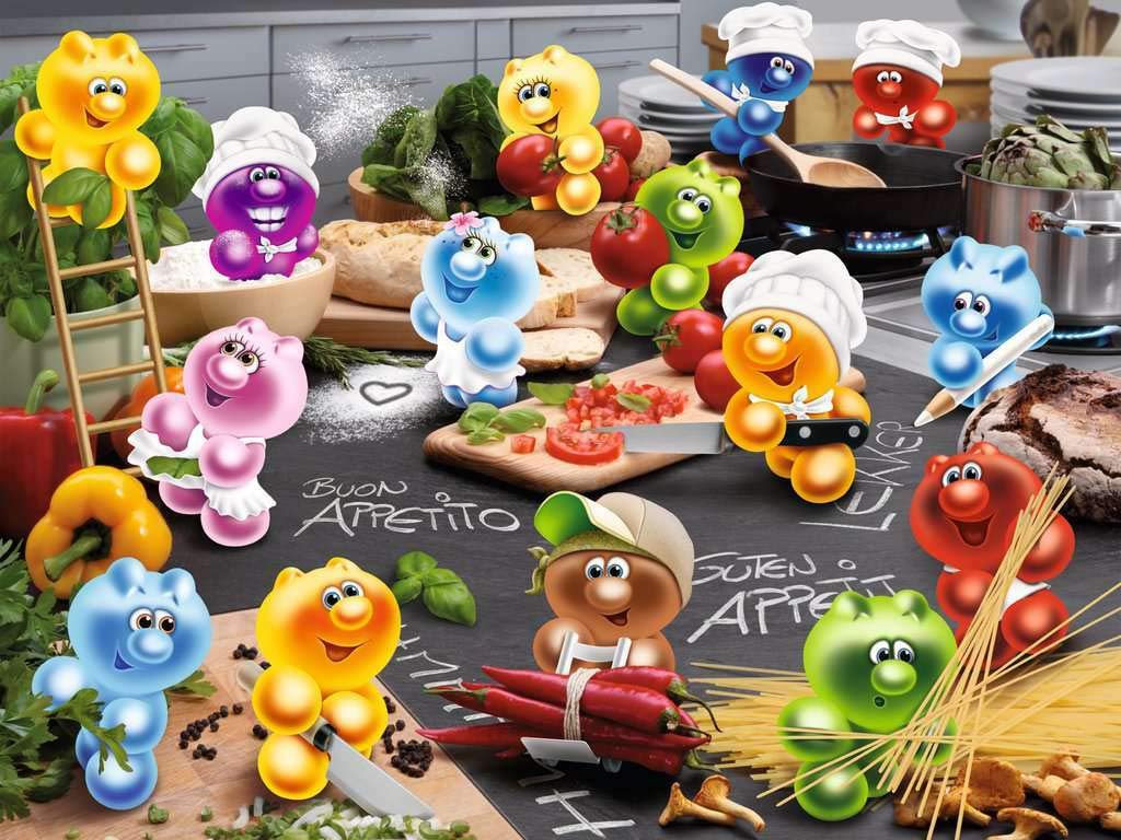 Ravensburger Puzzle 16608 - Küche, Kochen, Leidenschaft - 2000 Teile