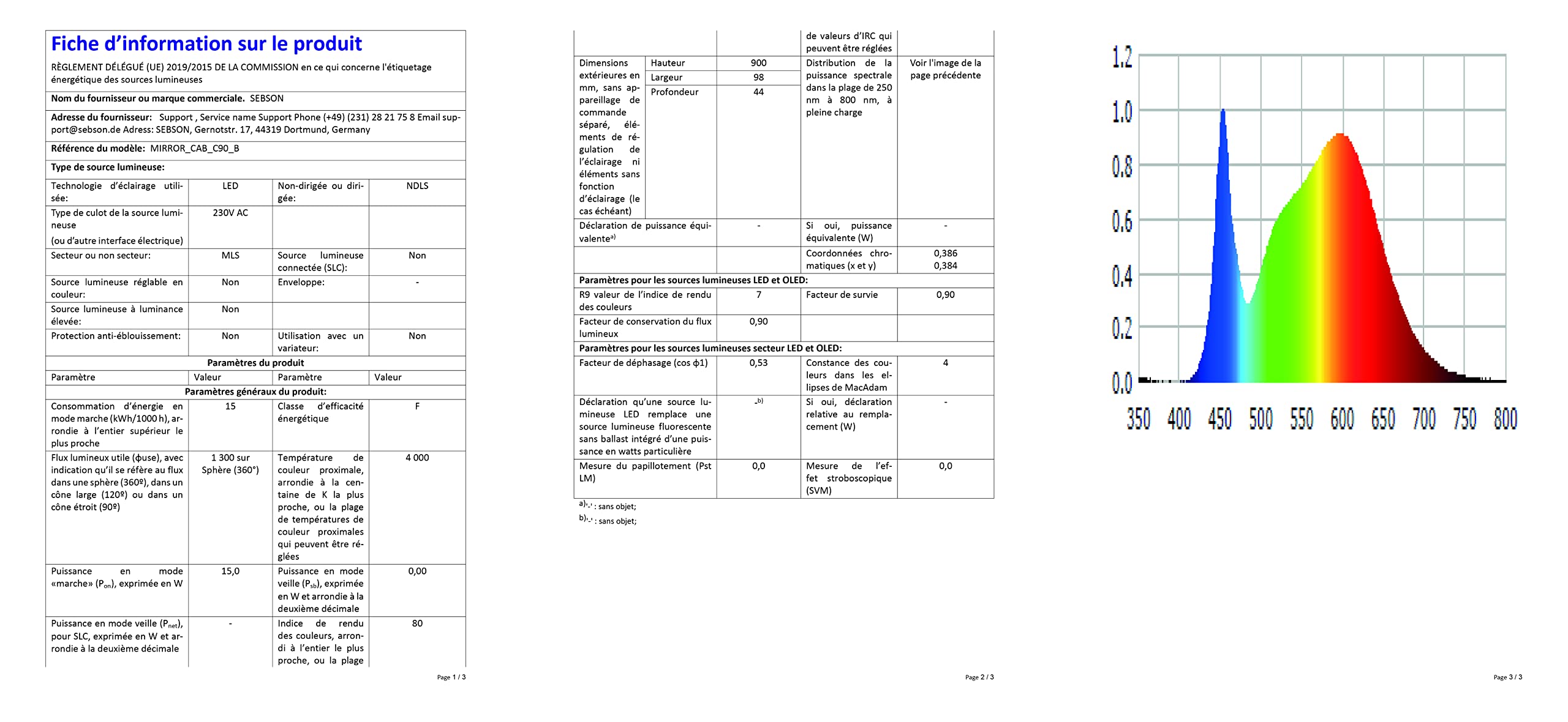 Ampoule LED GU10 6W 4000K 38° – Elecman - 10100064