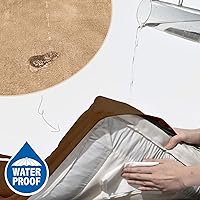 Vista 5 de Comfort Expression - Cama ortopédica para perros extragrandes, 42 x 30 pulgadas, cama impermeable y de apoyo de espuma con cojines removibles, sofá