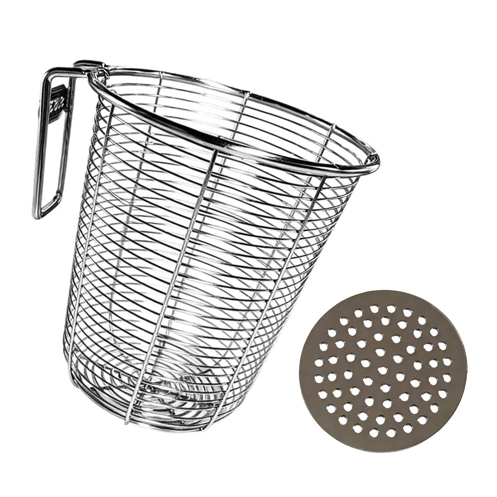 Tsophreniq Sturdy Nonrust Steel Chopstick Holder for Wall Mounting and Circular Drain Holes Kitchens Utensils Utensils Holders