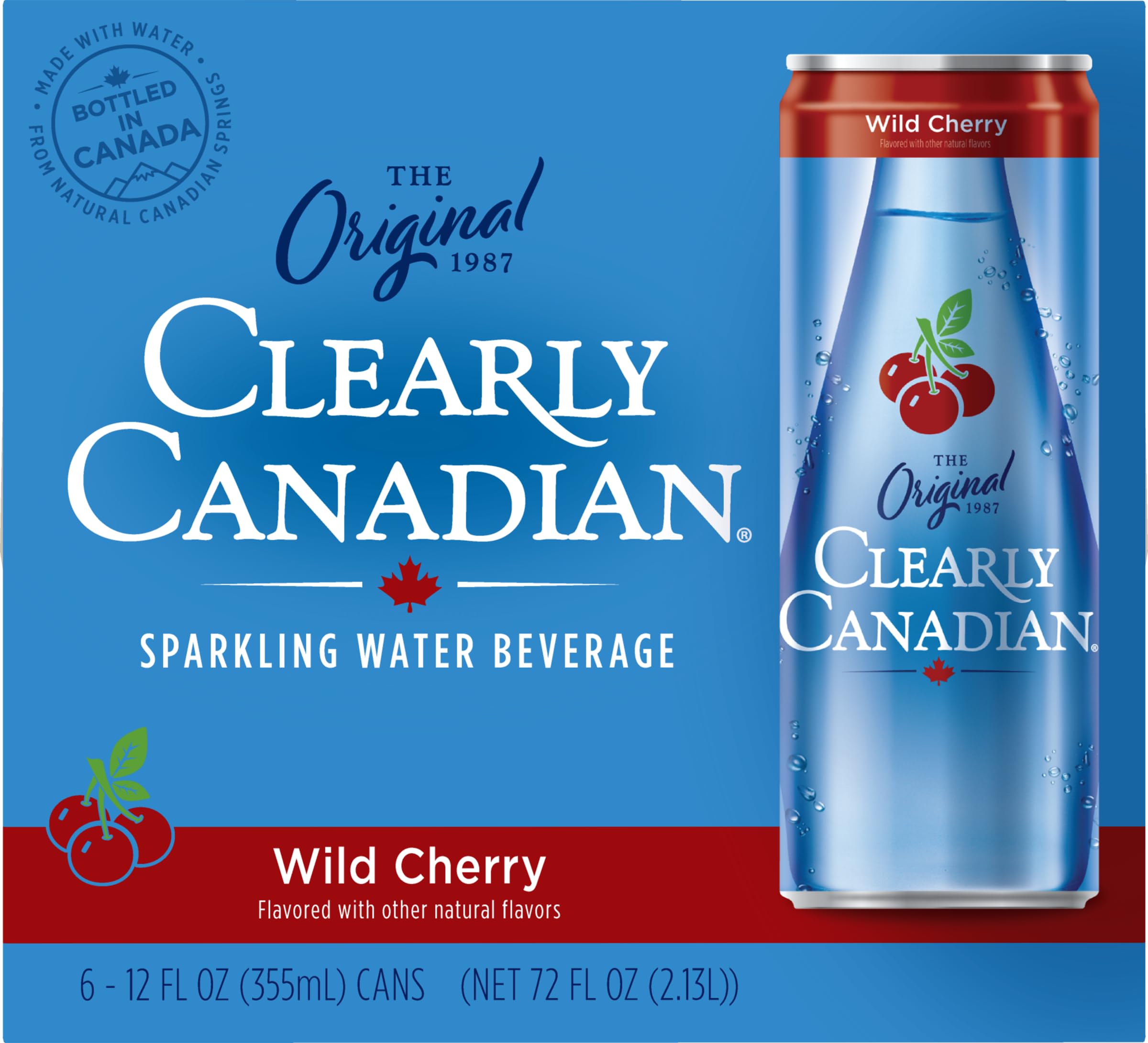 Clearly Canadian Wild Cherry 6pk Cans