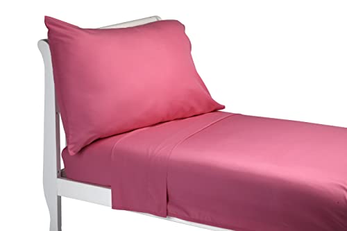 Image of Everything for Kids 3 Piece Toddler Sheet Set, Pink