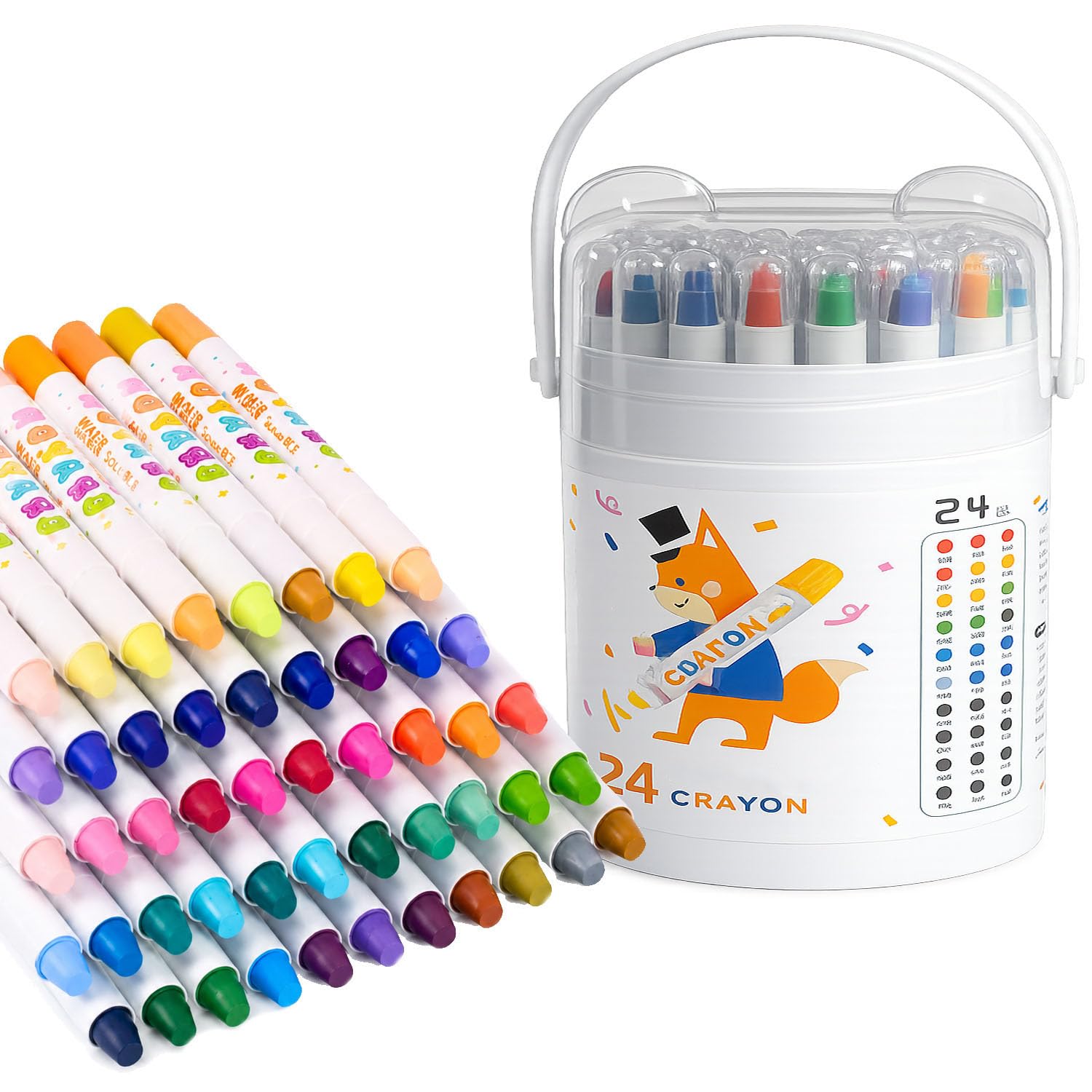 FunBlast Crayons for Kids - 12 Shades Art Set -10