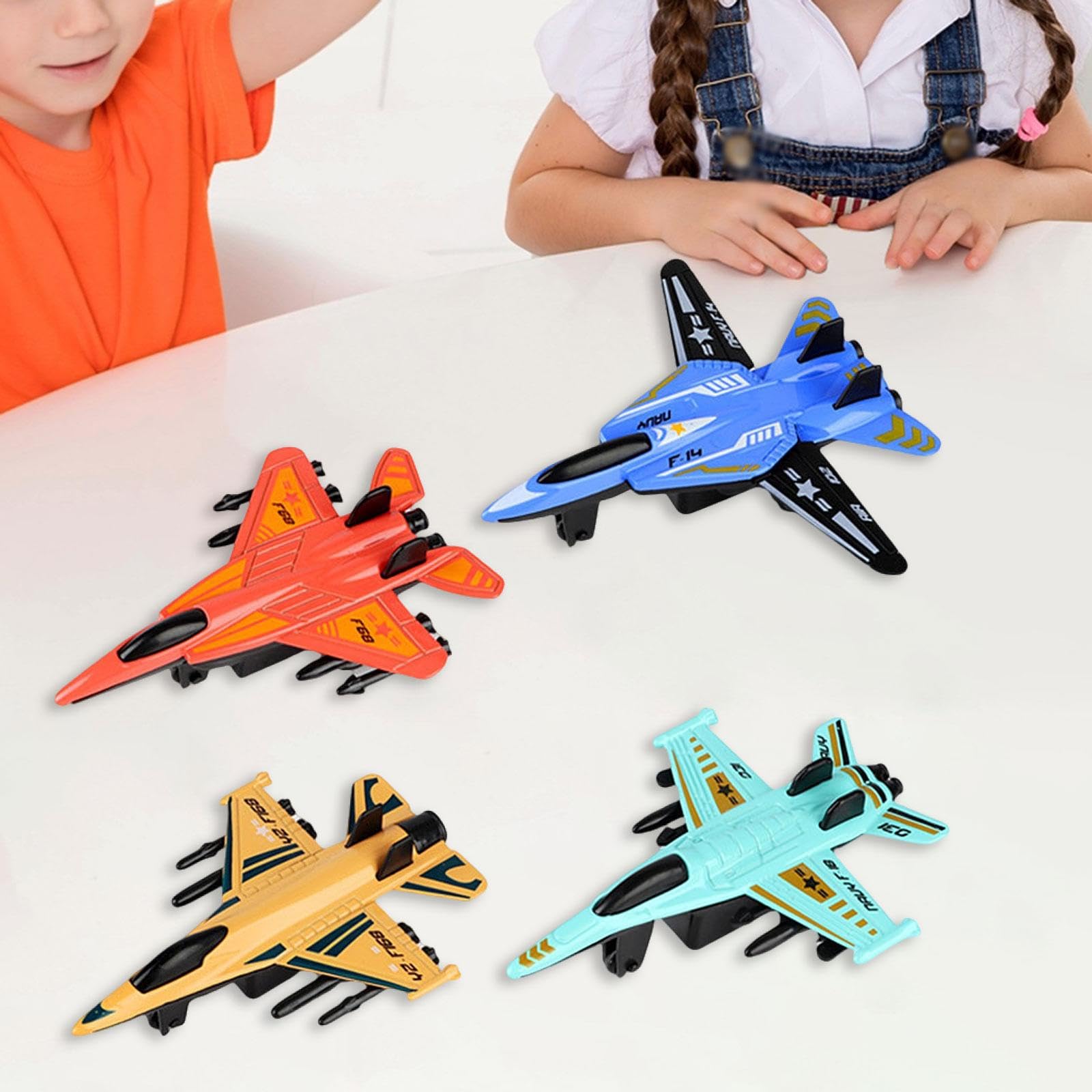Amazon.co.jp: 4ピース合金金属モデル航空機ダイキャスト飛行機モデル