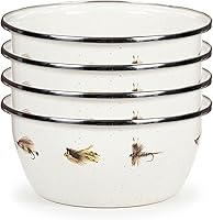 Vista 11 de Golden Rabbit Enamelware - Ensaladeras de 24 onzas, Aspen Grove, juego de 4