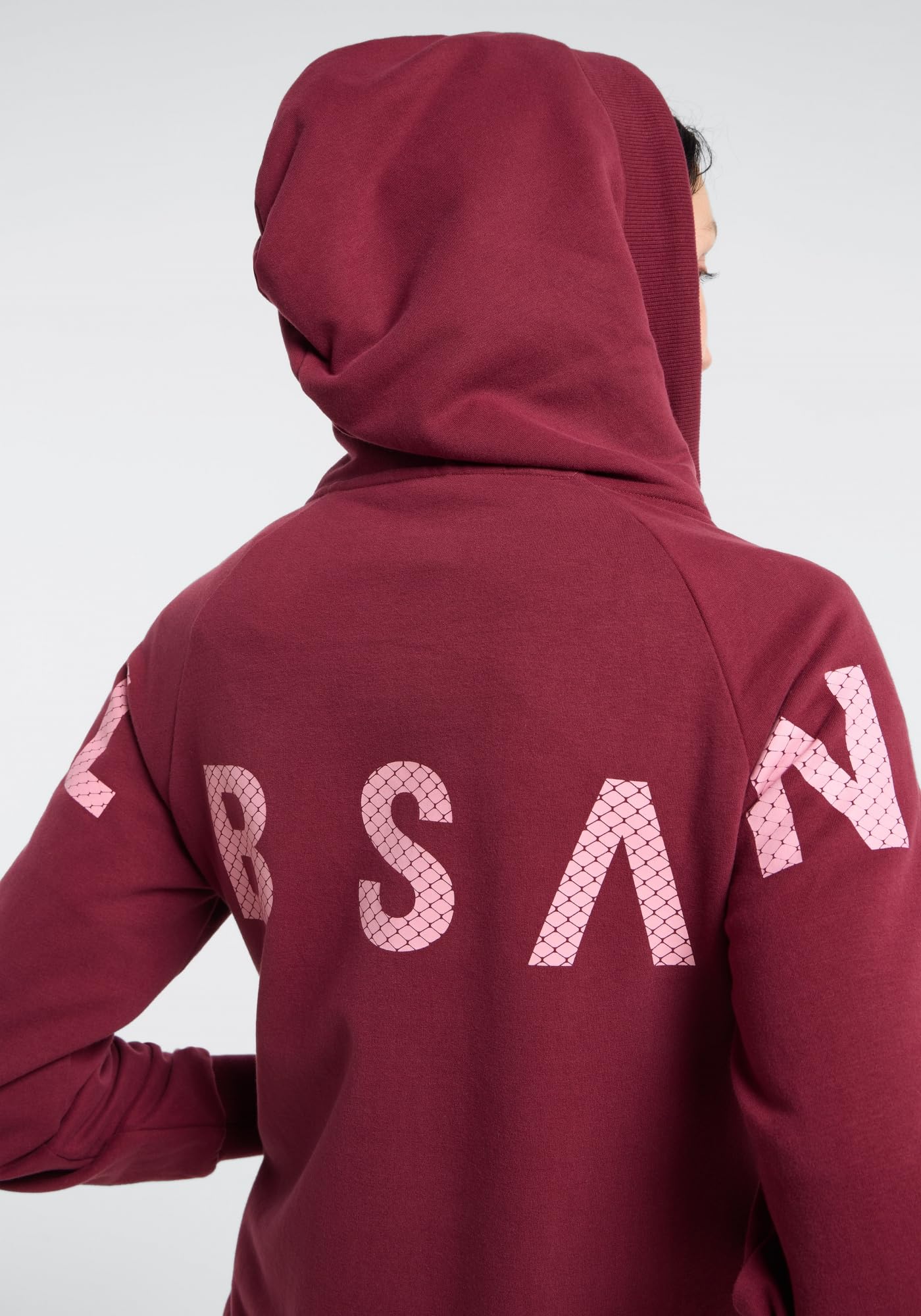 Elbsand Damen Sweatjacke mit Kapuze ESWKalea Zip Hoodie Logoprint