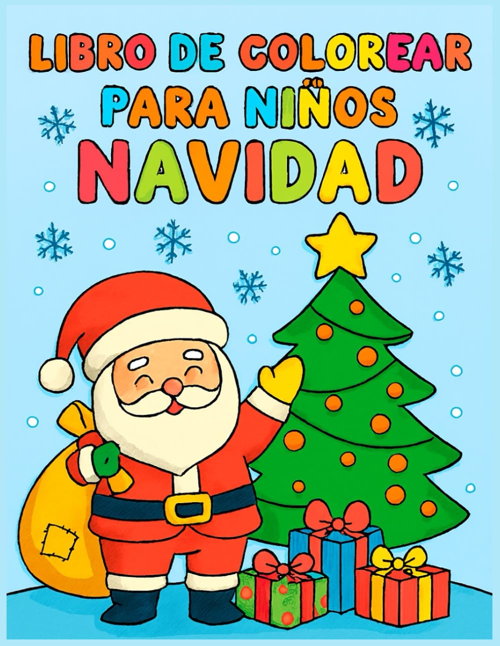 Libro para colorear de navidad: Colorea, imagina y vive el espíritu navideño