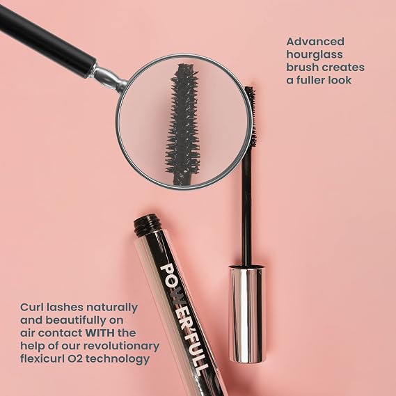 Wonderskin Dream Brow Eye Brow Gel Serum (Brunette) and Power'full Mascara for Length and Volume