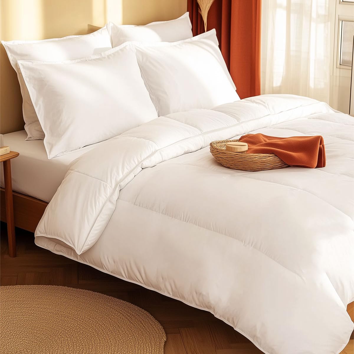 Sensei Maison - Couette d'été en Microfibre - Légère - 180 g/m² COURCHEVEL Light - 240x220 cm -