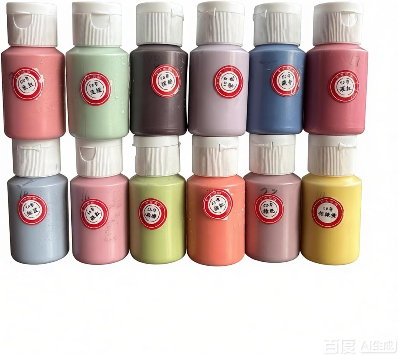 Underglaze Set - 2 fl oz/60 ml, Concentrated Opaque Liquid Underglaze for pottery bisque, Set of 12 Colors for Kids Adults Artists Ceramics Pottery Crafts