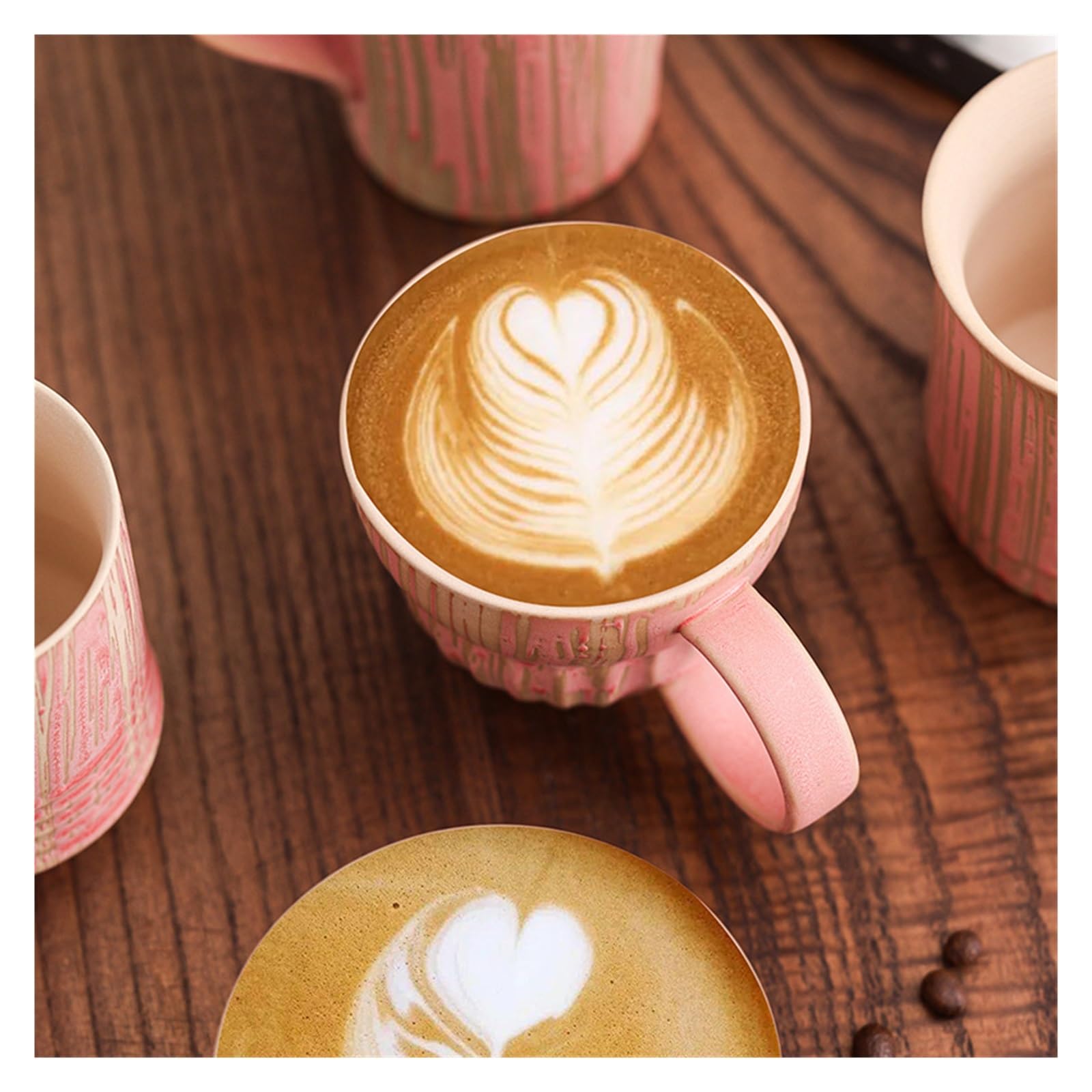 Tazze E Tazzine Da Caffè Tazza Da Caffè In Ceramica Rosa Per Tè Cacao E Latte