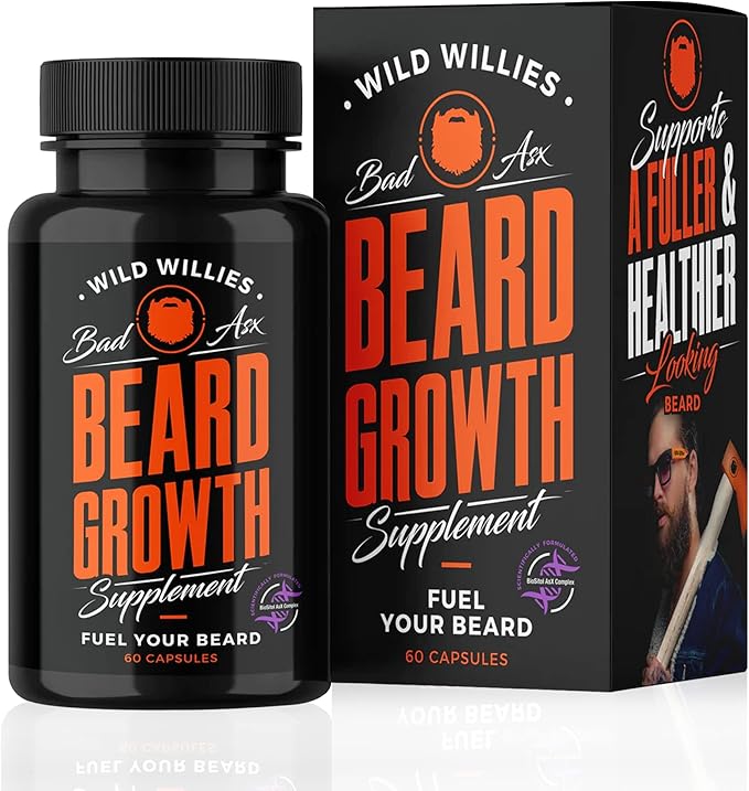 Wild Willies Beard Growth Vitamins Supplement
