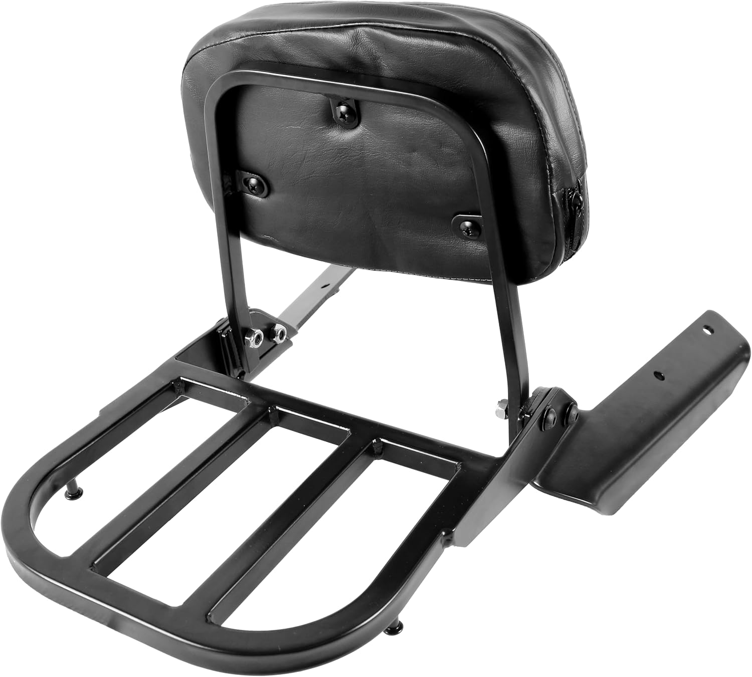 KUAFU Rack Carrier w/Sissy Bar Backrest Compatible with 2014-2018 Honda CTX700 Black Rear Luggage Holder Shelf Motorcycle