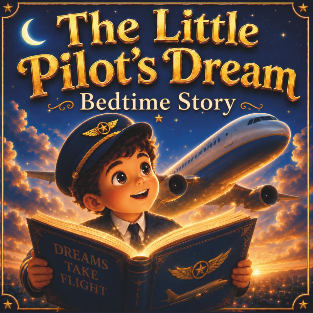 The Little Pilot's Dream Bedtime Story: An Inspirational Picture Book for Kids Ages 3–8 About Courage, Dreams, Perseverance, Teamwork and Believing in Yourself