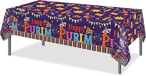 Miniatura 142 de CC HOME 1 pieza de mantel de plástico para fiesta de los 90 de 54 x 87 pulgadas de largo, mantel vintage retro de los 90 de hip hop, tema de 1990