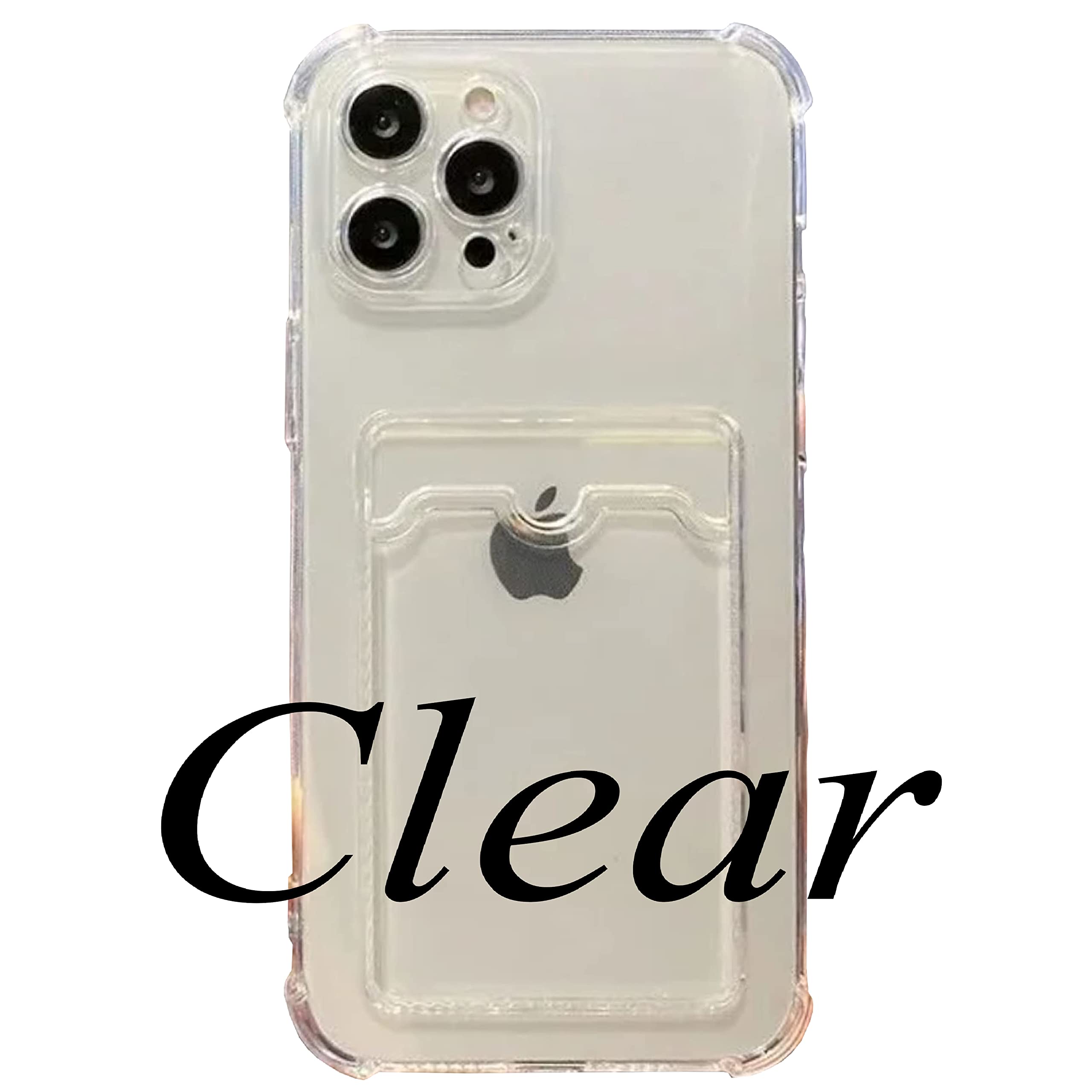 Amazon.co.jp: iPhone13 【透明 クリア】6.1インチ カバー ポケット