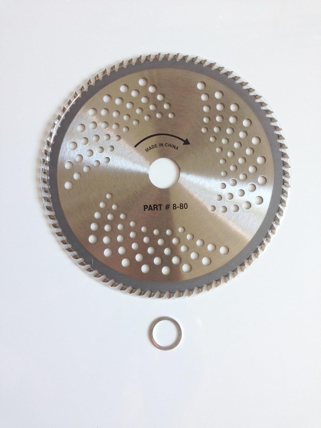 5pk-8"-80t - Wood Limbs & Hard Bushes - Renegade Blade® - Carbide Brush Cutter Weed Eater Blades, 203mm Dia.