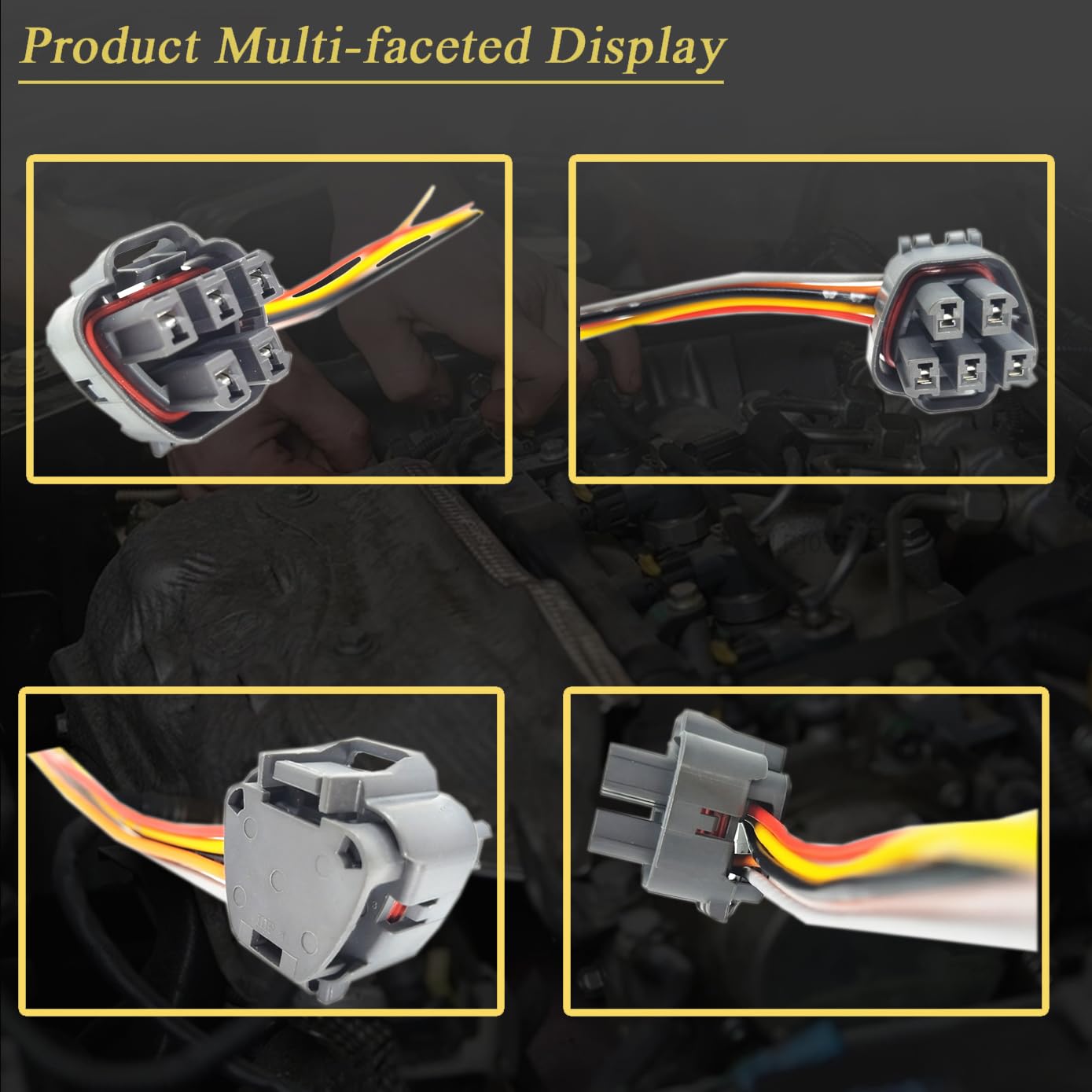 Amazon.co.jp: IXGKHC 5ピン 燃料ポンプハーネスコネクタープラグ交換