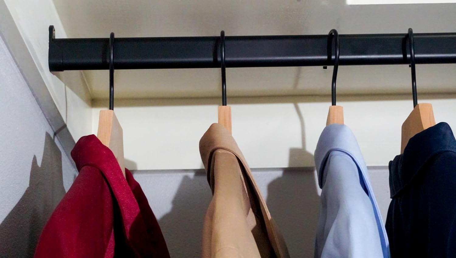 Oval Closet Rod - 94" - Black - 5 Pack