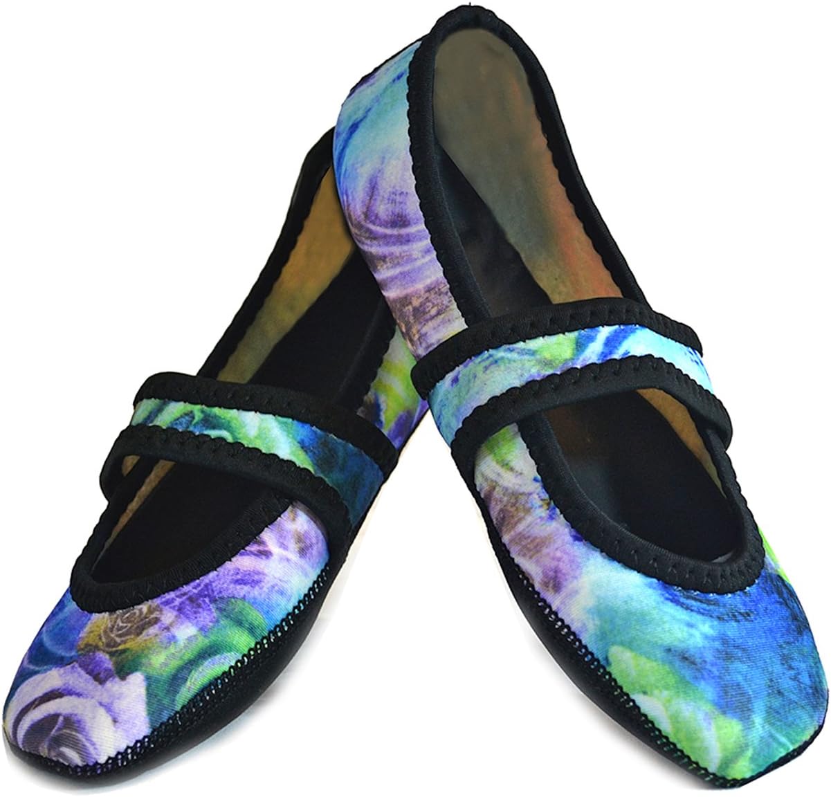Nufoot Betsy Lou Fuzzies Women's Slippers, Foldable, Flexible Flats, Slipper Socks, Travel Slipper, Yoga Socks, House Shoes, Indoor Shoes