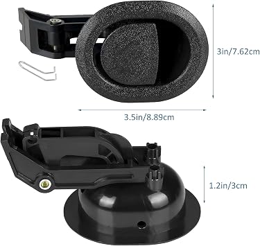 Recliner Replacement Parts with Pull Handle and Release Cable (1-Sets), Repair Recliner Mechanism Parts Compatible with Most Furniture of Recliner Sofa Couch Chair