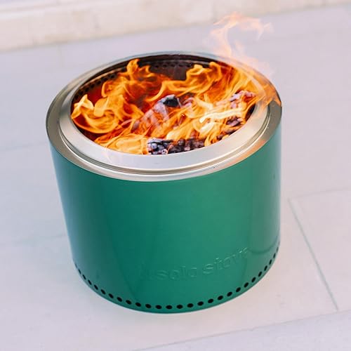 Miniatura 43 de Solo Stove - Fogata de 19.5 pulgadas, hoguera sin humo con cenicero extraíble removible, hoguera portátil para exteriores, acero inoxidable