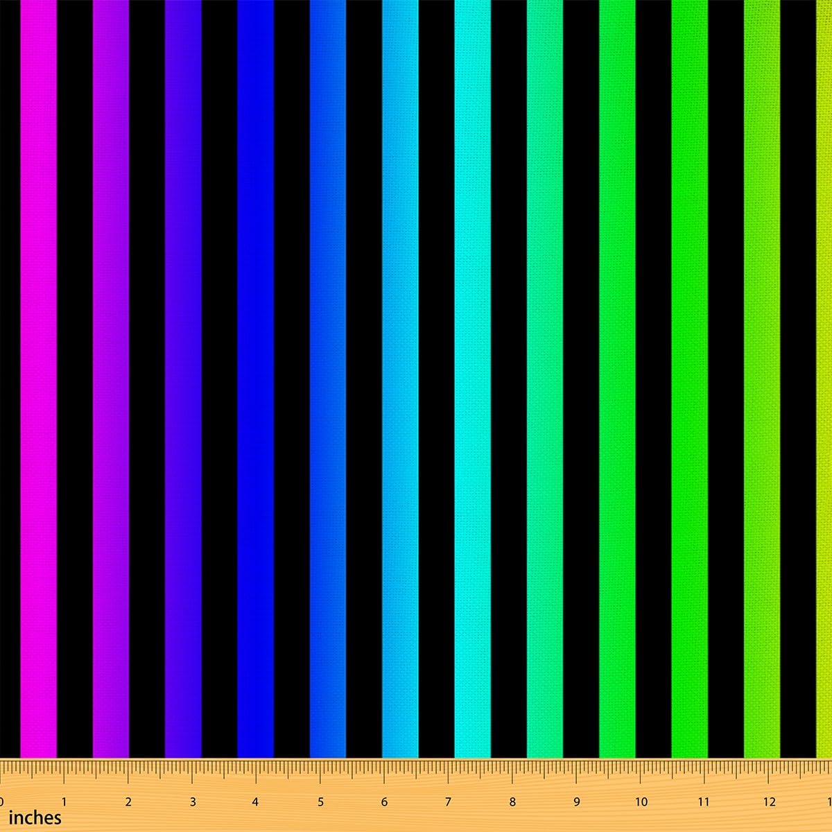 Homemissing Purple Blue Green Upholstery Fabric for Chairs for Kids Abstract Stripes for Home DIY, Waterproof Indoor Decor 3 Yards (L276*W150cm) Geometric Fabric by The Yard Soft Microfiber Modern