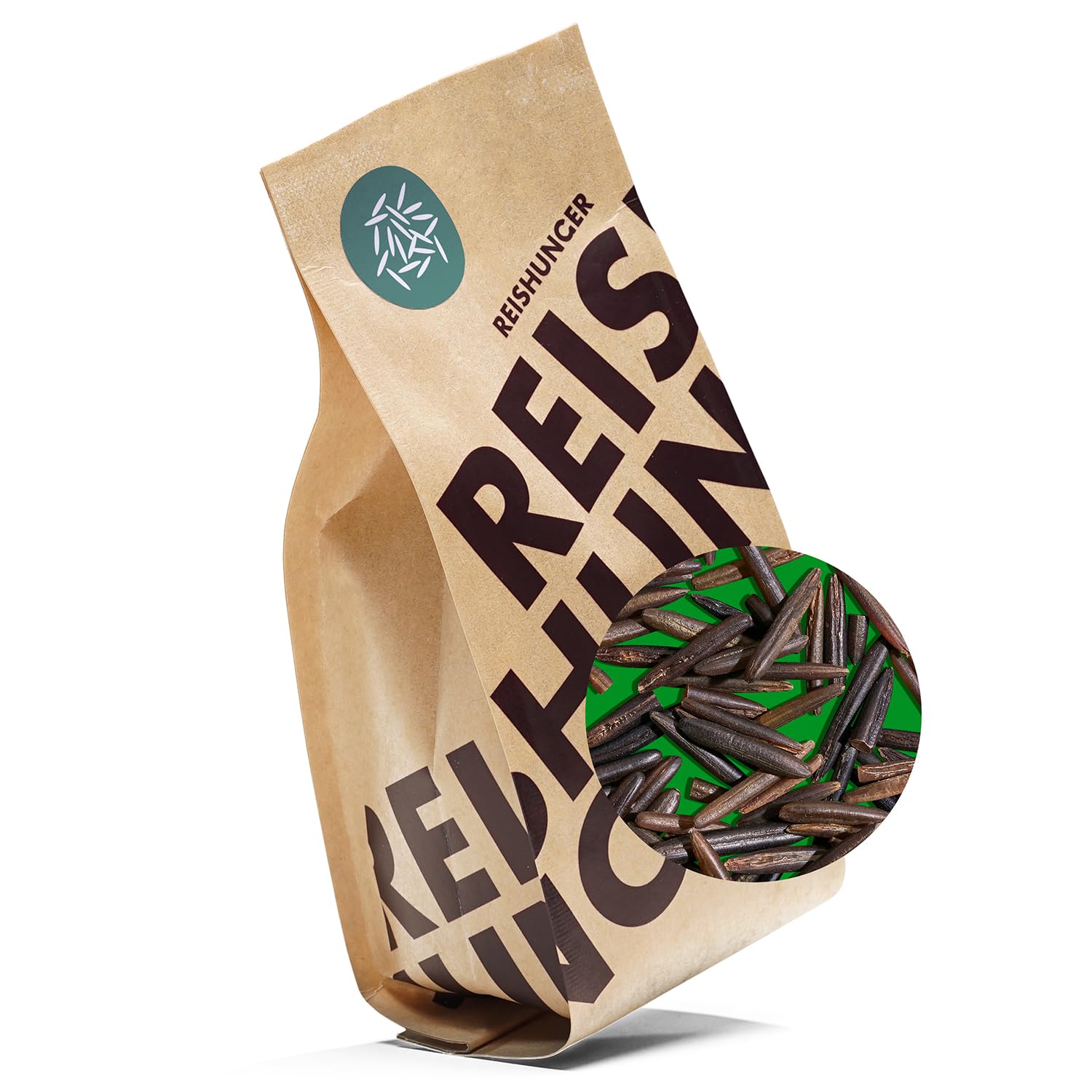REISHUNGER BIO Wild Reis – 3 kg – Sorte: Zizania | Edler Wasserreis aus Kanada – Angenehm herb-nussiges Aroma