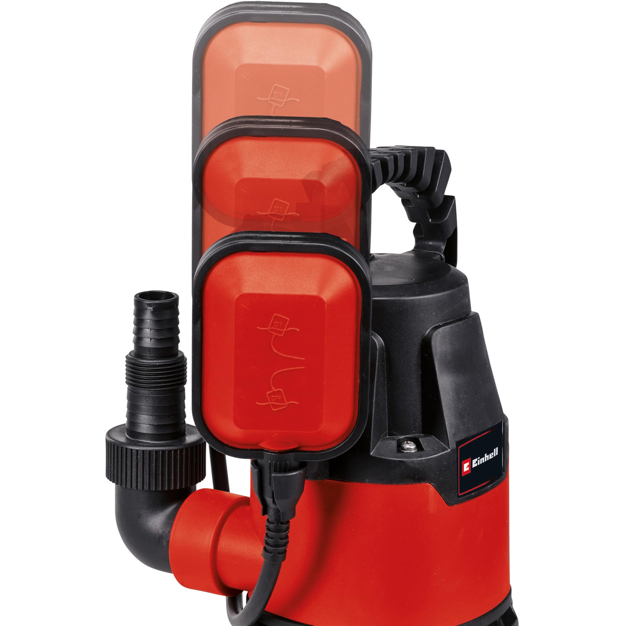Pompa a immersione GC-SP 2275 di Einhell (220 W, 7.500 litri all'ora, prevalenza - altezza di mandata massima - 6 m, a fondo piatto, fino a 5 mm, pompa per acque chiare, granulometria fino a 5 mm)