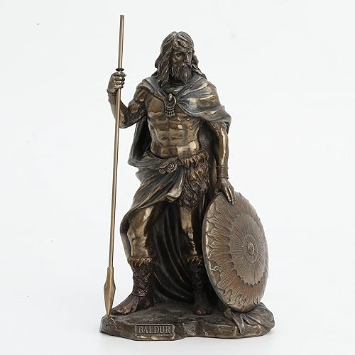 Miniatura 7 de Veronese Design Dios nórdico Baldr Estatua de acabado bronce Baldur Brave Bold