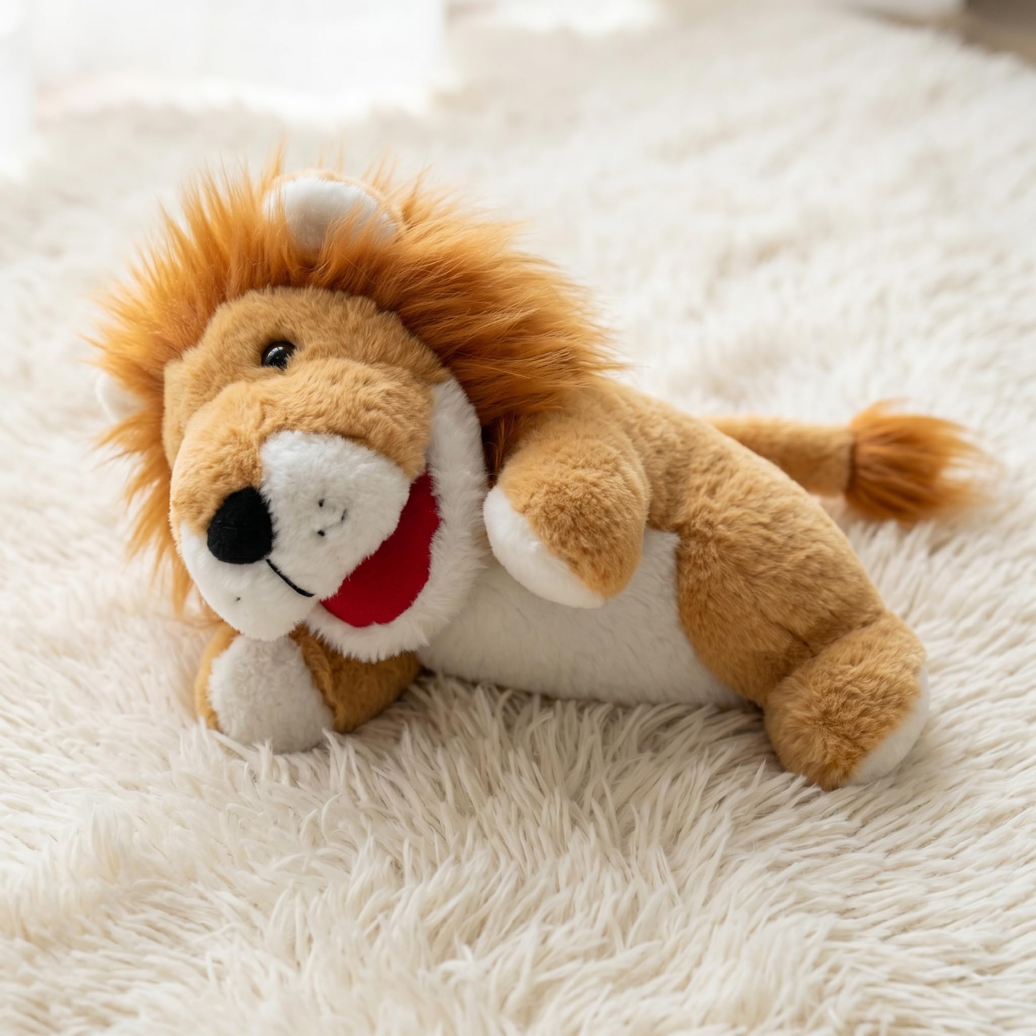 2026 Marionnettes à Main Mobiles à Bouche Ouverte pour Enfants, Loup, Lion, etc., parfaites pour raconter des Histoires, l'enseignement, l'école Maternelle, Les Cadeaux d'anniversaire - 5